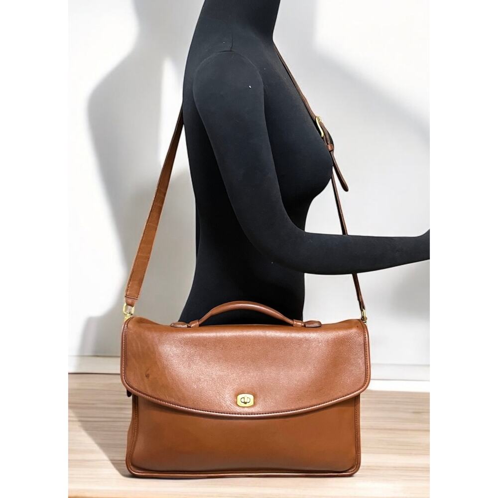 Vintage Coach 5265 Lexington Brief Bag - Picture 8 of 16
